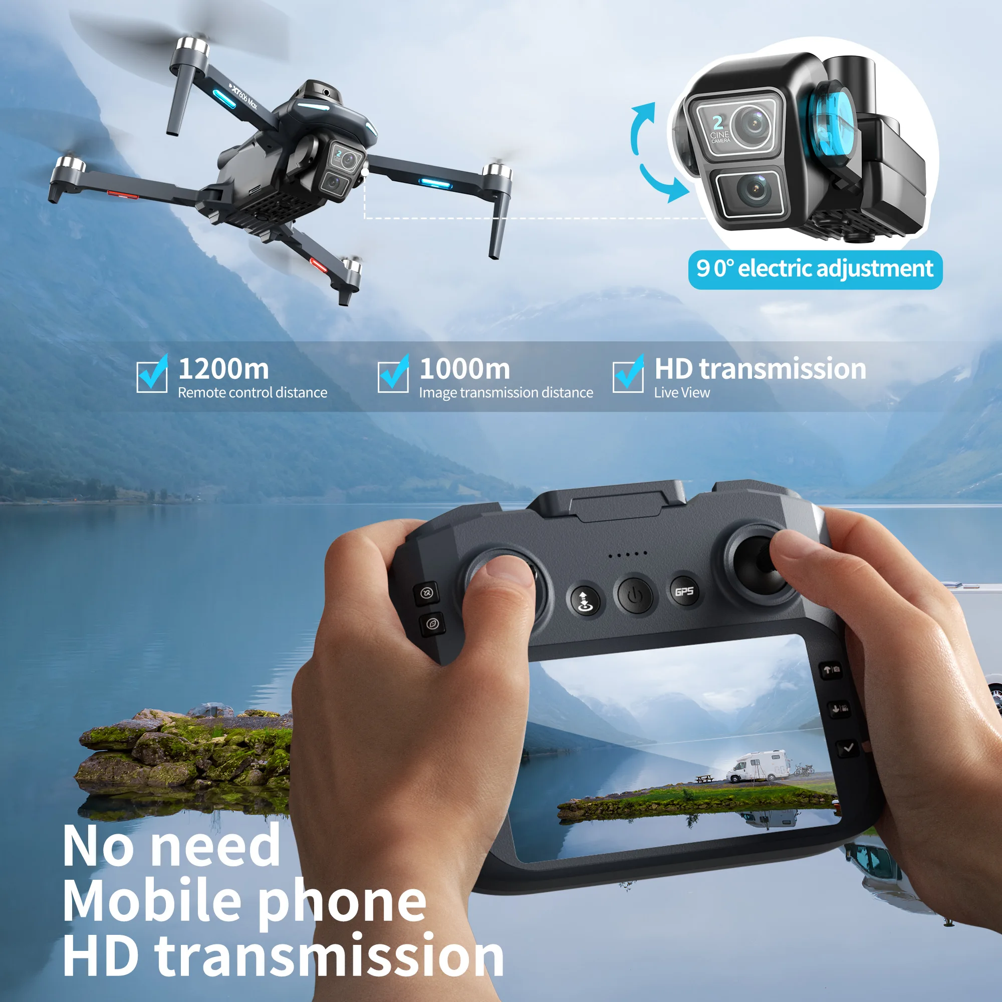 Drone Originale XT606 Professi - Drone Photogrammetry recensione e prezzo