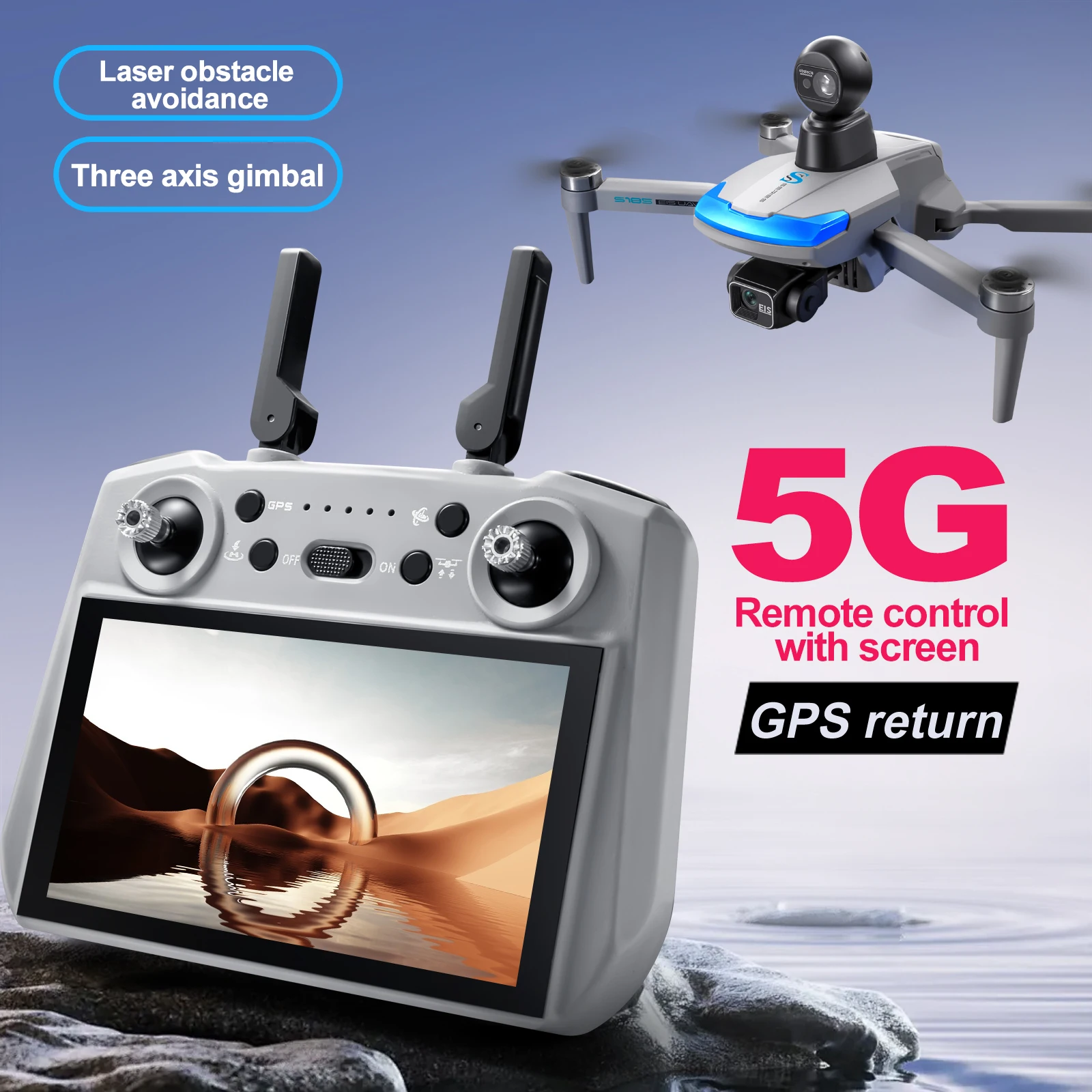 S185 Drone professionale 2.7K  - Drone Photogrammetry recensione e prezzo