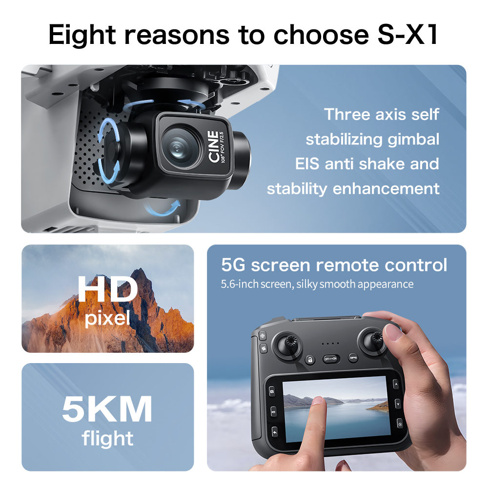 Drone Originale S-X1 8K HD Pro - Drone Photogrammetry recensione e prezzo